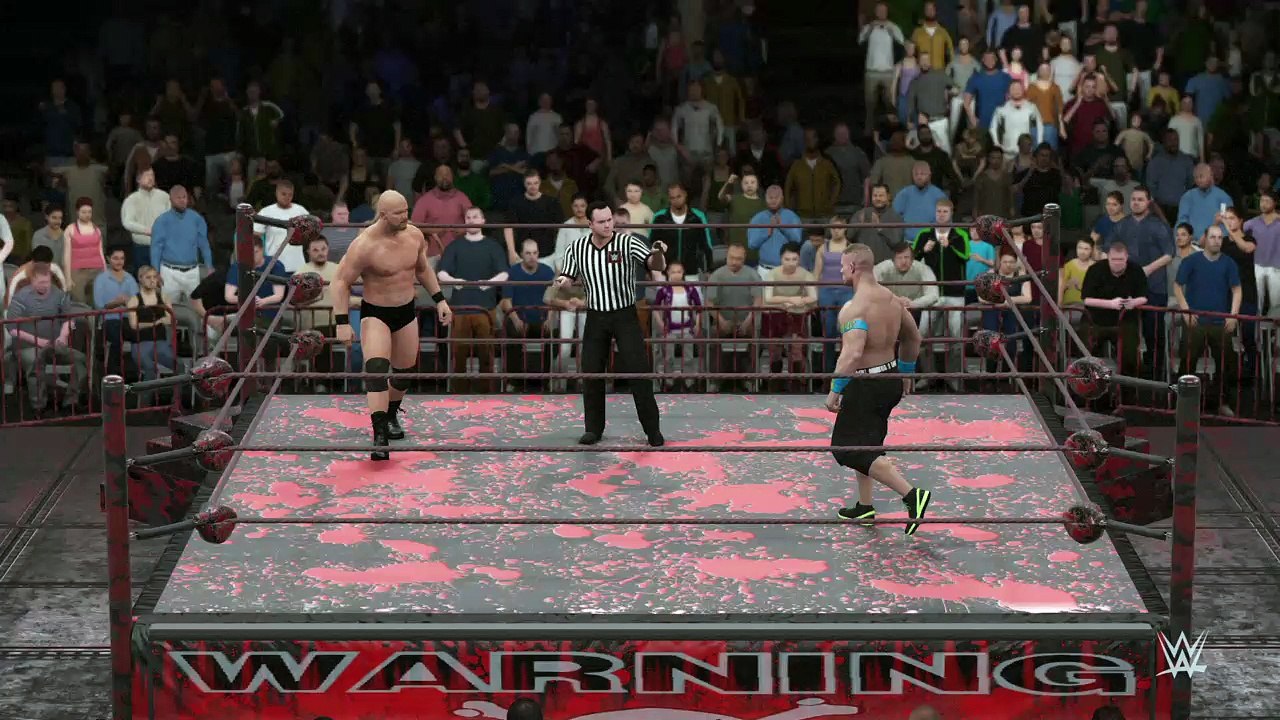 WWE 2K16 stone cold steve austin v john cena