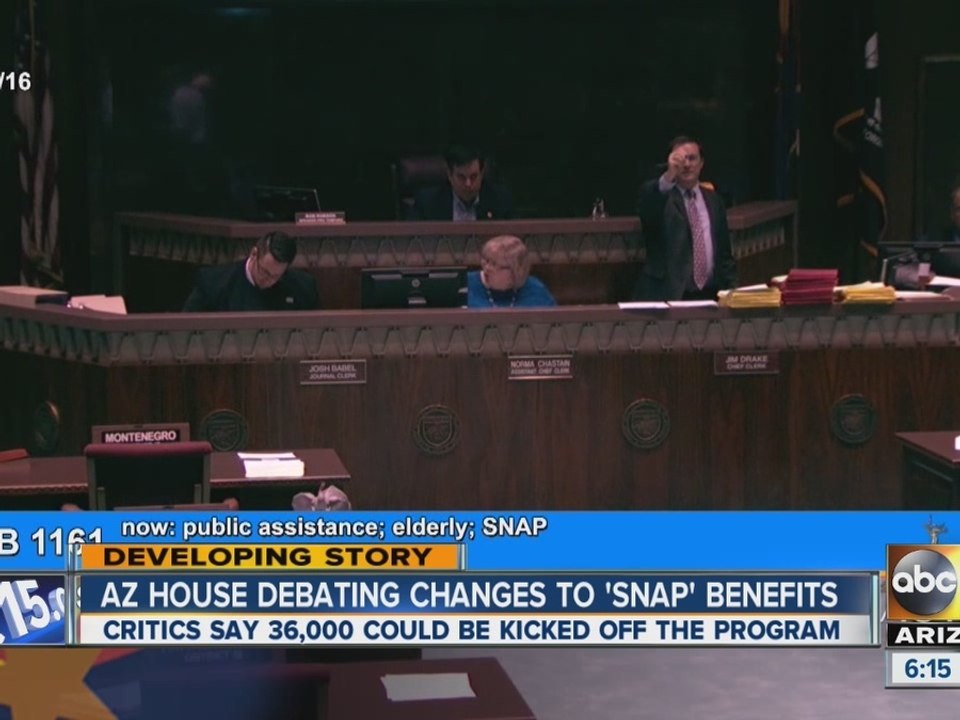 AZ house debating changes to ‘SNAP” benefits