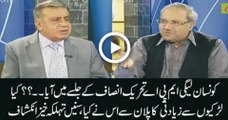 Chaudhry Ghulam Hussain Exposing That There was a PMLN MPA in PTI Lahore Jalsa