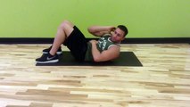 How To Do The Oblique Crunches - Male Fitness Training - FxFitness.ca