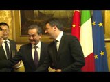 Roma - Renzi incontra il Ministro degli Affari Esteri della Cina (05.05.16)