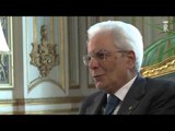 Roma - Mattarella incontra il Presidente del Consiglio Europeo TUSK (05.05.16)