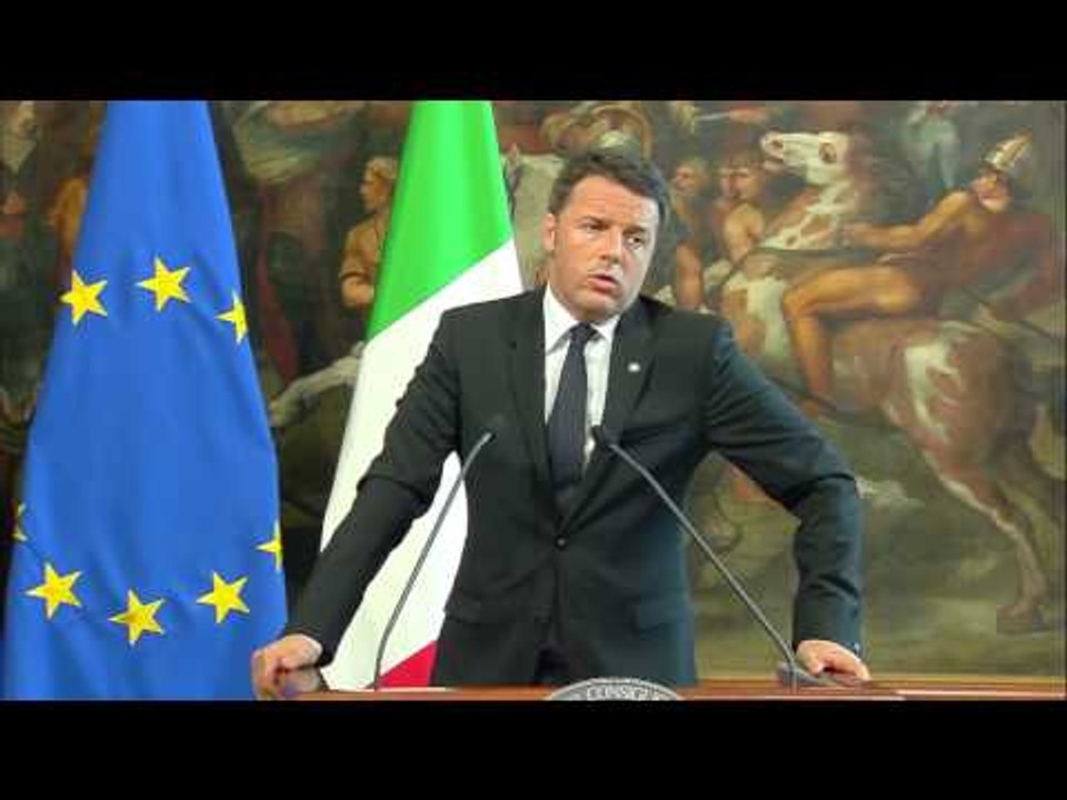 Roma - Conferenza Stampa Renzi - Merkel (05.05.16)
