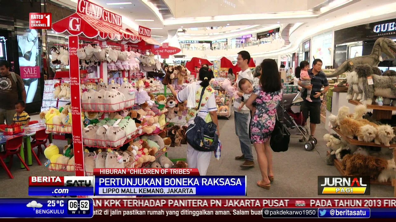 Lippo Mall Kemang Hadirkan Pertunjukkan Boneka Hewan Raksasa