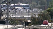 هروب دباباة اسدية من ضربات الجيش الحر 30-10-2012.