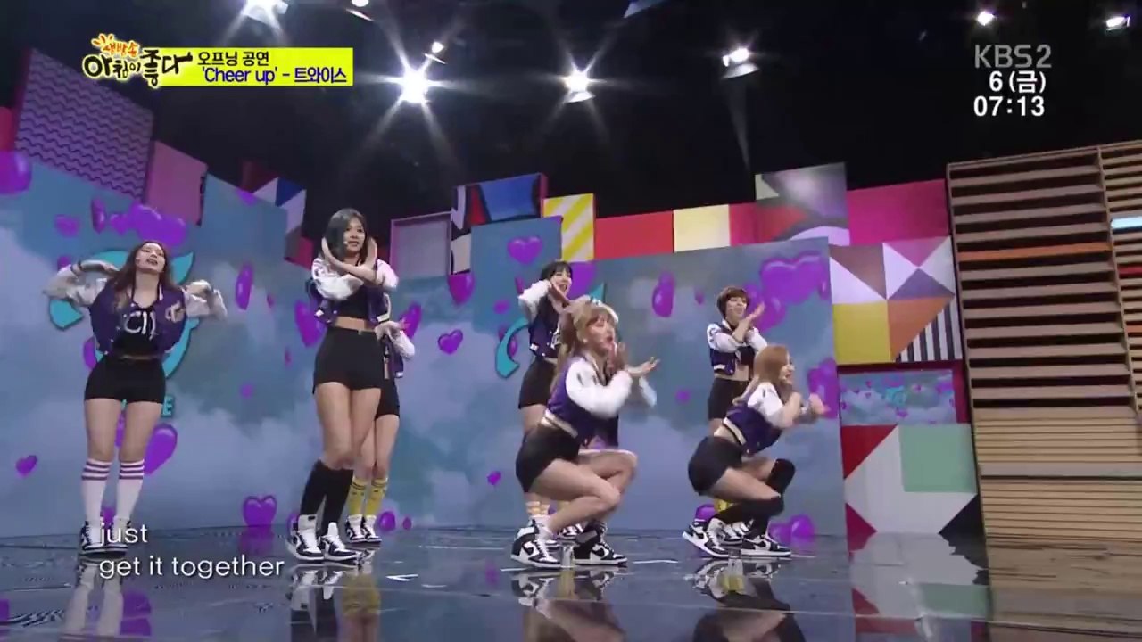 160506 KBS2 Good Morning Live - TWICE CHEER UP