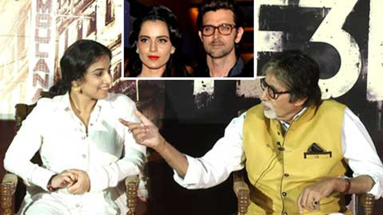 Vidya Balan Supports, Amitabh Bachchan Disses Kangana Ranaut