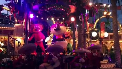 THE THREE CABALLEROS CELEBRATE VIVA NAVIDAD ! THANKSGIVING DAY AT DISNEY CALIFORNIA NOV 26,2015