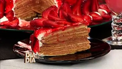 Isamara Amâncio - Bolo ou Torta Chapéu de Napoleão - Dia Dia - 15/09/2011