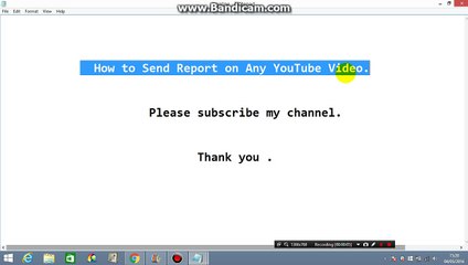 How to Send Report on any Bad YouTube Video