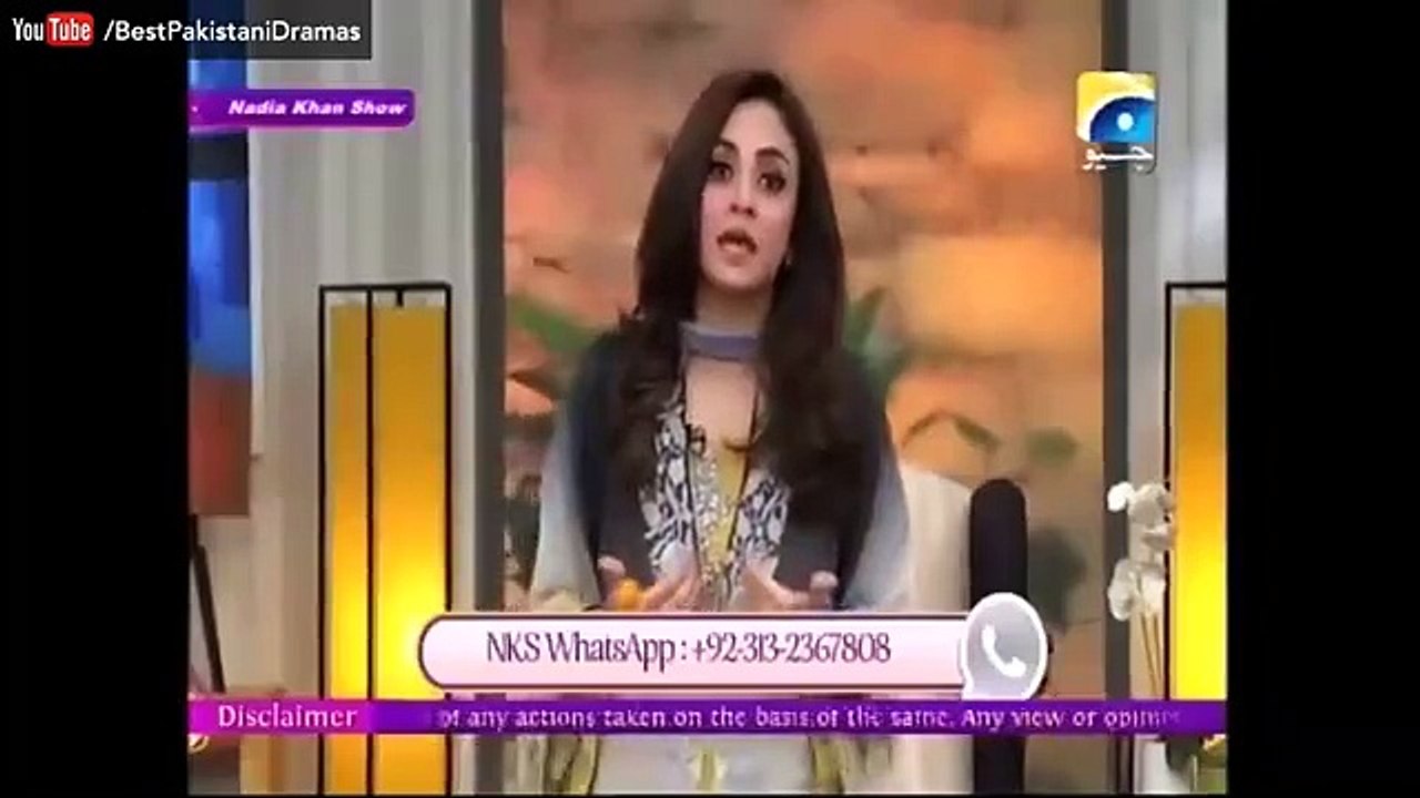 Nadia Khan Bashing Young Generation Over Misuse Of Internet