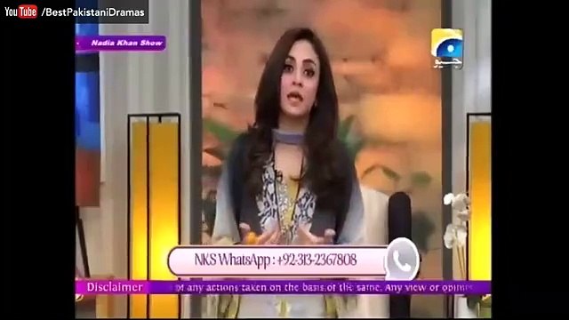 Nadia Khan Bashing Young Generation Over Misuse Of Internet