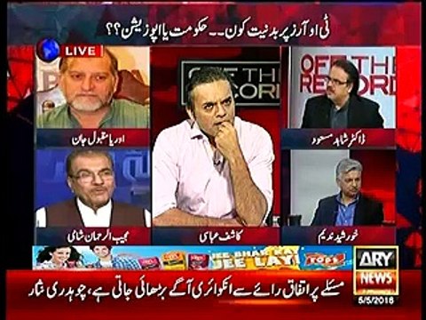 While defending Nawaz Sharif Mujeeb Shaami clashes with Orya Maqbool Jan & Dr.Shahid Masood