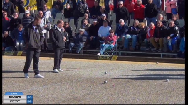 International à pétanque de Nyons : 32ème ROCHER vs FOYOT