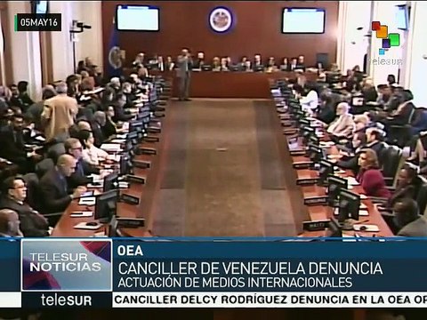 Delcy Rodríguez denuncia ante OEA agresión de EE.UU. contra Venezuela