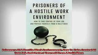 FREE PDF  Prisoners Of A Hostile Work Environment How To Take Control Of Your Job And Protect  BOOK ONLINE