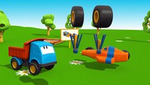 Cartoons for Children - Leo's RACING CAR - Kid's 3D Construction (мультики на английском) - dailymotion
