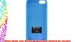 Kinps Coque avec batterie et chargeur batterie de secours rechargeable pour iPhone Ultra Slim