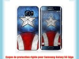 Coque Samsung Galaxy S6 Edge de chez Skinkin - Design original : Captain America par Mandie