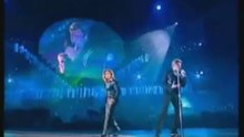 Johnny Hallyday et Lara Fabien