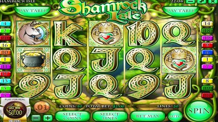 Shamrock Isle ilmainen kasino kolikkopeli Rival Video Esikatselu