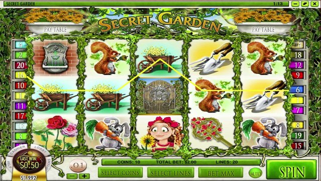 Secret Garden ilmainen kasino kolikkopeli Rival Video Esikatselu