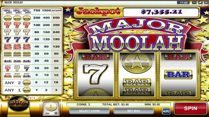 Major Moolah ilmainen kasino kolikkopeli Rival Video Esikatselu