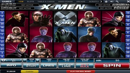 X-Men ilmainen kasino kolikkopeli Playtech Video Esikatselu