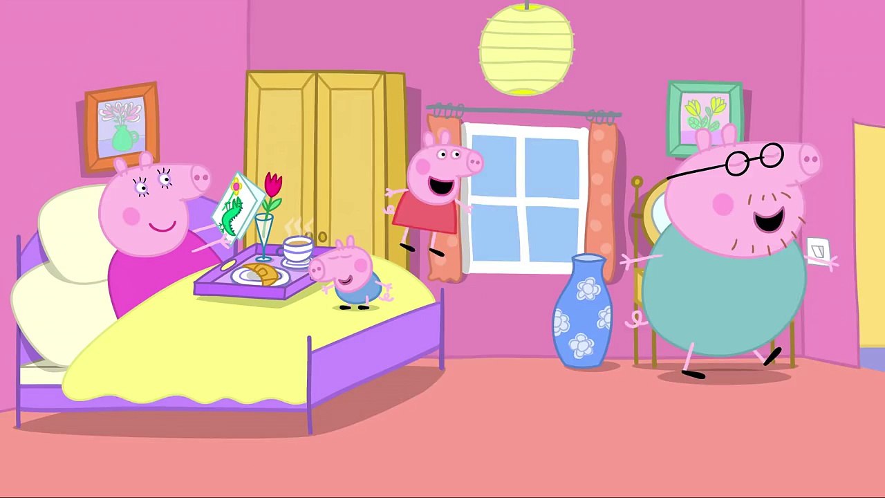 გოჭი პეპა - დედა ღრუტუს დაბადების დღე