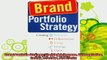best book  Brand Portfolio Strategy Creating Relevance Differentiation Energy Leverage and Clarity