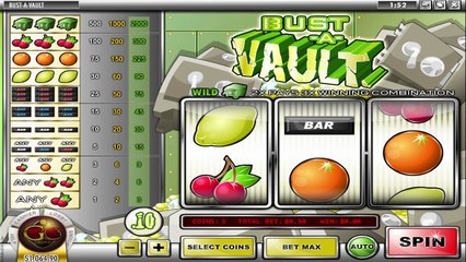 Bust-A-Vault ilmainen kasino kolikkopeli Rival Video Esikatselu
