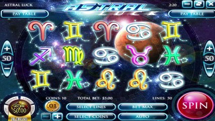 Astral Luck ilmainen kasino kolikkopeli Rival Video Esikatselu