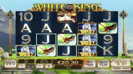 White King ilmainen kasino kolikkopeli Playtech Video Esikatselu