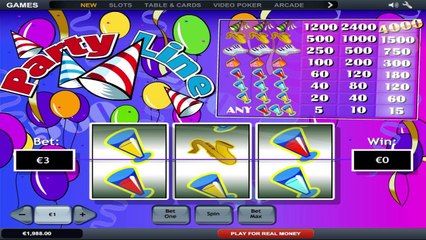 Party Line ilmainen kasino kolikkopeli Playtech Video Esikatselu