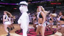 Miami Heat Dancers Performance Hornets vs Heat Game 7 May 1, 2016 2016 NBA Playoffs.