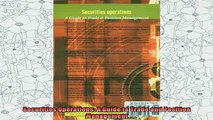 read here  Securities Operations A Guide to Trade and Position Management