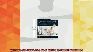 best book  QuickBooks 2015 The Best Guide for Small Business