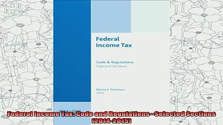 best book  Federal Income Tax Code and RegulationsSelected Sections 20142015