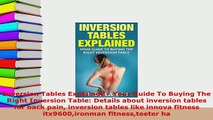 PDF  Inversion Tables Explained  Your Guide To Buying The Right Inversion Table Details about PDF Online