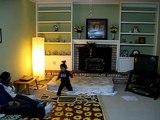 22 months old kid dancing like crazy on bollywood music