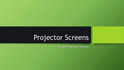 Projector Screens