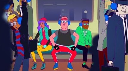 Subway flash mob aims to encourage sharing