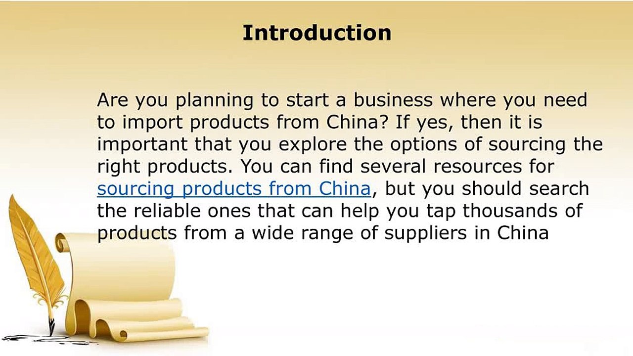 What makes Sourcing Products from China Good
