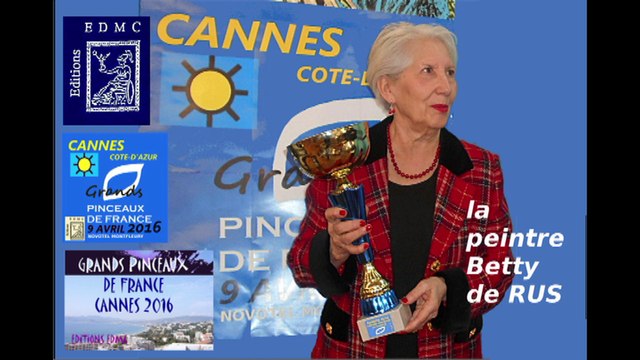 Remise des Trophées PINCEAUX DE FRANCE à Cannes © EDMC avril 2016