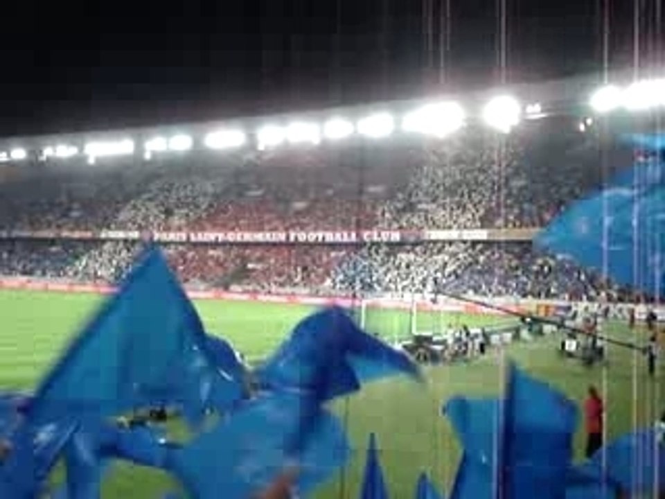 tifo geant psg - om 2006 2007 ambiance de feu