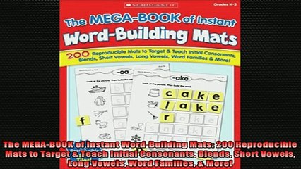 Free Full PDF Downlaod  The MEGABOOK of Instant WordBuilding Mats 200 Reproducible Mats to Target  Teach Full Free