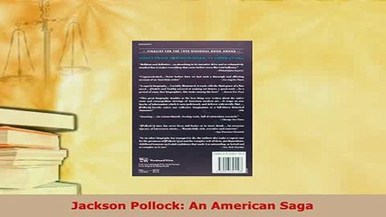 Download  Jackson Pollock An American Saga PDF Book Free