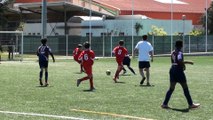 But Jason Bongelo (U13/ Muret) lors du 40 ème tournoi Marco de Muret