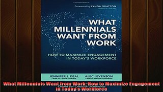 READ book  What Millennials Want from Work How to Maximize Engagement in Todays Workforce  FREE BOOOK ONLINE