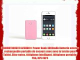 (PROMOTIONS!!!) AFENDO® Power Bank 4000mAh Batterie externe rechargeable portable de secours